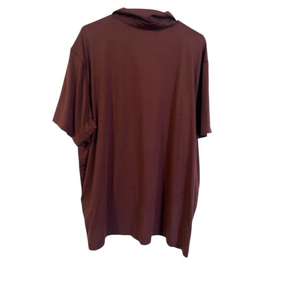 Columbia Mens Dark Brown Omni-Wick Collared Short Sleeve Polo Shirt Size 2XL - Picture 12 of 15